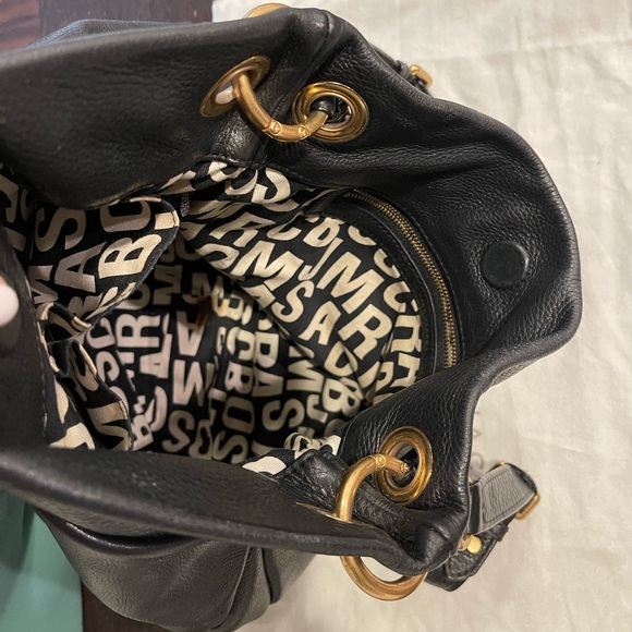 Marc by Marc Jacobs black leather bag with duster - Picture 2 of 5